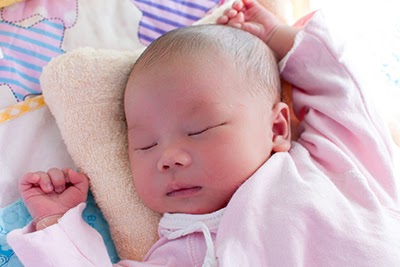 Cute sleeping baby